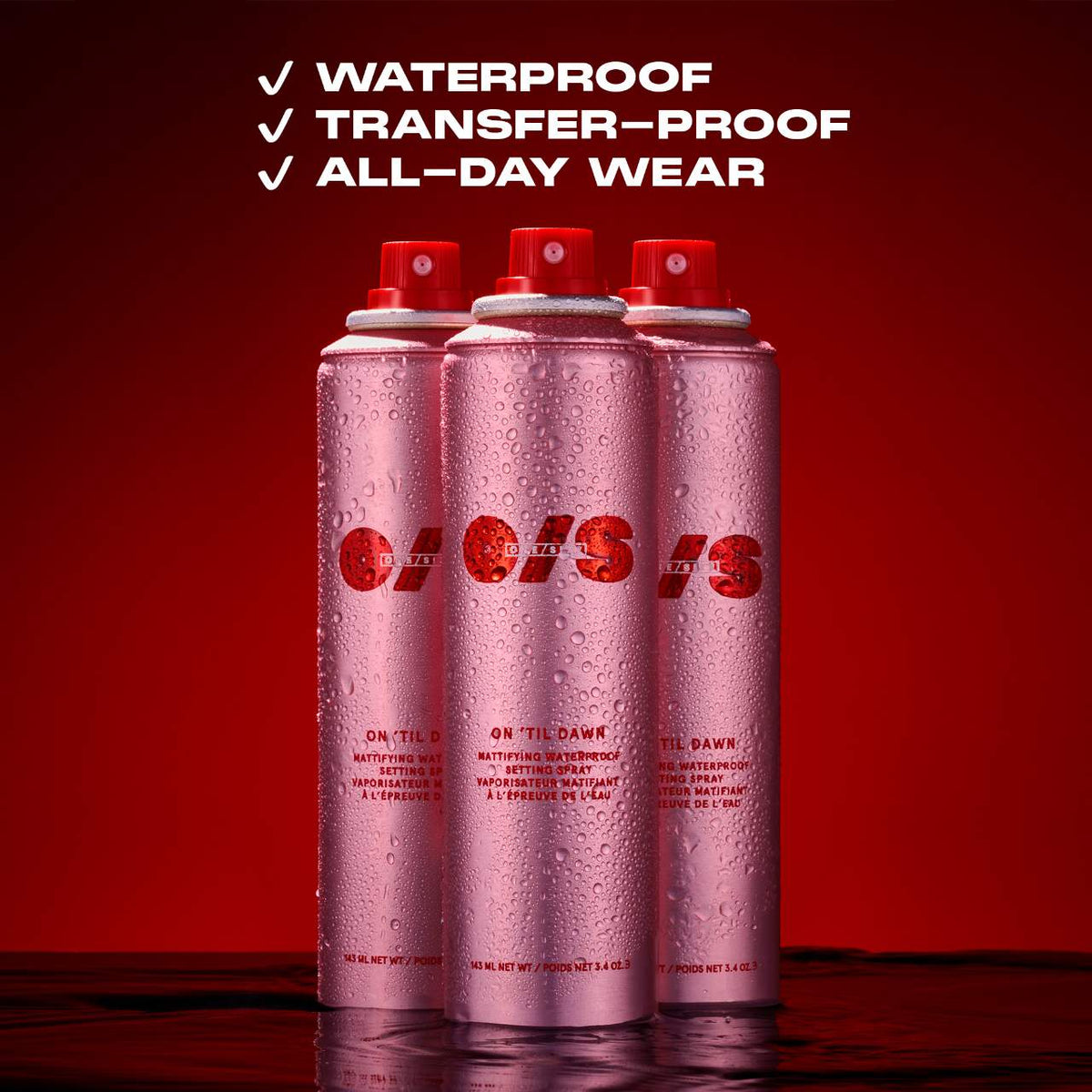 ONE/SIZE by Patrick Starrr 
On 'Til Dawn Mattifying Waterproof Setting Spray